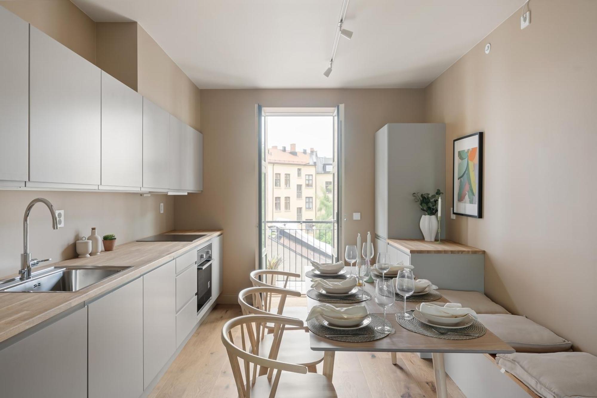 Dinbnb Apartments Gruenerlokka I 2-Bedroom With Balcony オスロ エクステリア 写真